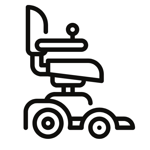 Power wheelchair icon